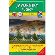 Mapa - Javorníky, Púchov  1:50 000