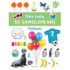 Počítanie - Malé kroky so samolepkami