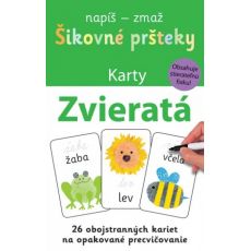 Šikovné pršteky - Zvieratká + stieratelná fixka