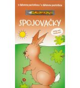 Spojovačky s dúhovou pastelkou - hnedý zošit