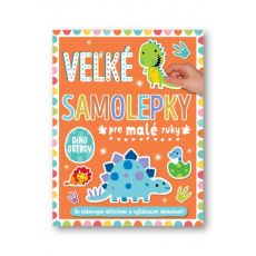 Dino ostrov - Veľké samolepky pre malé ruky