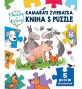 Kamaráti zveiratká-Kniha s puzzle