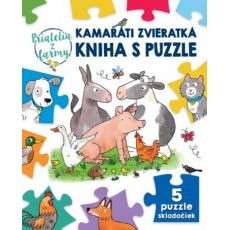 Kamaráti zveiratká-Kniha s puzzle