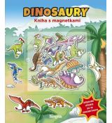 Kniha s magnetkami: Dinosaury