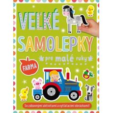 Veľké samolepky pre malé ruky - Farma