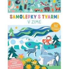 Samolepky s tvarmi - V zime