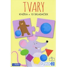 Kniha s puzzle - Tvary