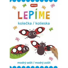 Lepíme kolieska - modrý zošit