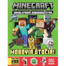 Minecraft - Mobovia útočia - samolepkové dobrodruž