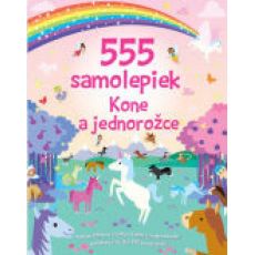 555 samolepiek - Kone a jednorožce