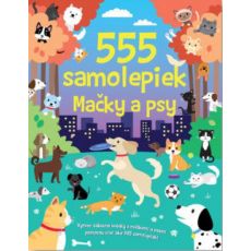 555 samolepiek - Mačky a psy