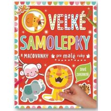 Divé zvieratá - veľké samolepky pre malé ruky