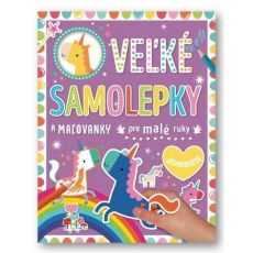 Jednorožce - Veľké samolepky pre malé ruky