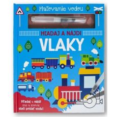 Maľovanie vodou - Vlaky