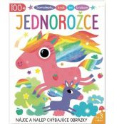 Jednorožce - Samolepky krok za krokom