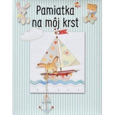 Pamiatka na môj krst -  modrá