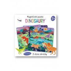 Dinosaury - Magnetické puzzle