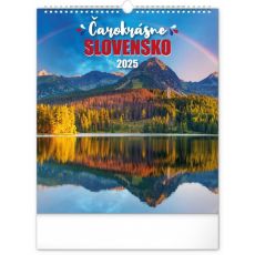 Nástenný kalendár 2025 - Čarokrásne Slovensko