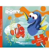 Hľadá sa Dory - Kniha s puzzle